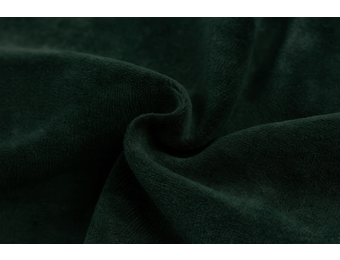 Nicky Velours Stof Donkergroen