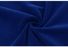 Nicky Velours Stof Kobaltblauw