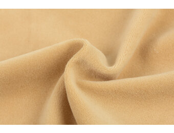 Nicky Velours Stof Honing Beige