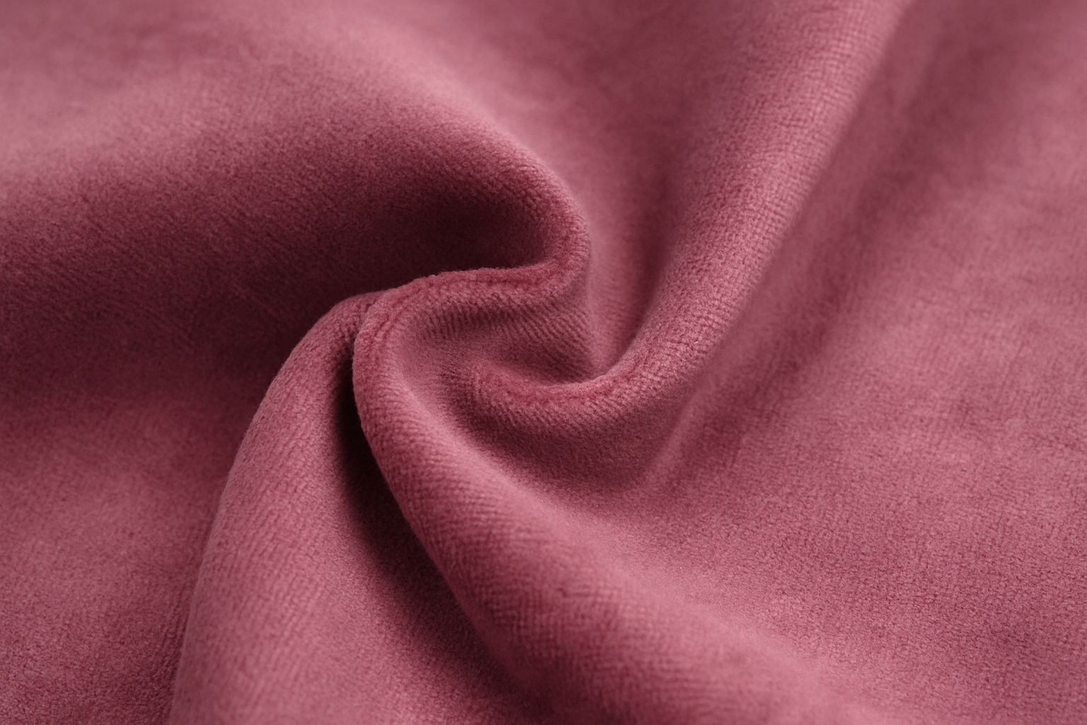 Nicky Velours Stof Donker Dusty Roze – Zacht, Rekbaar & Ademend