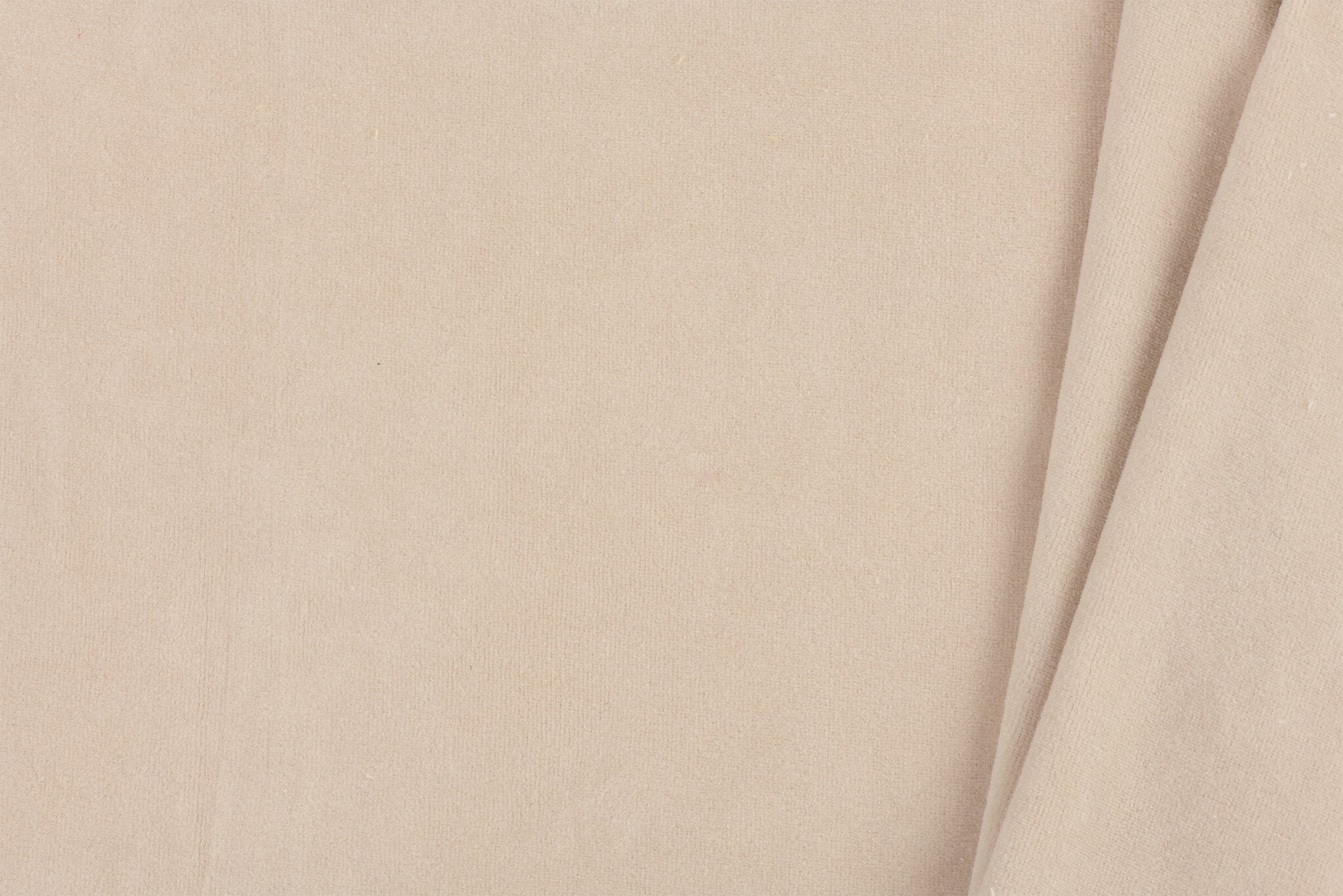 Nicky Velours Stof Zand Beige – Zacht &  Rekbaar