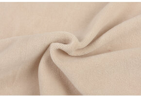 Nicky Velours Stof Zand Beige