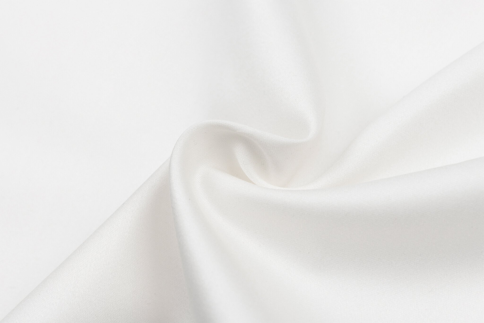 Katoen Satijn Stof Ivoor Wit – Glanzend, Zacht & Luxe