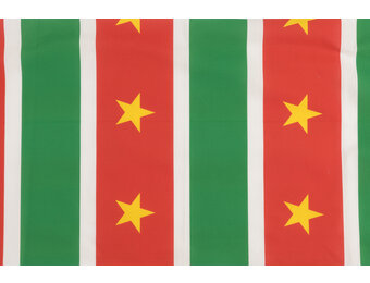 Katoen Stof Surinaamse Kleuren & Sterren