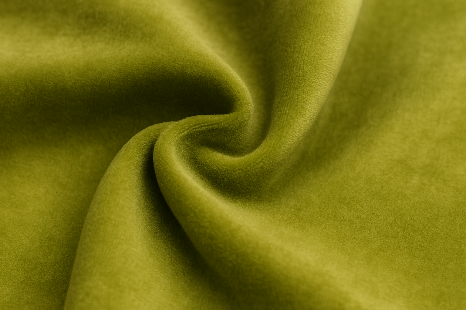 Nicky Velours Stof Mosgroen – Zacht, Rekbaar & Ademend