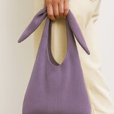 Brede Ribcord Katoen - Lila