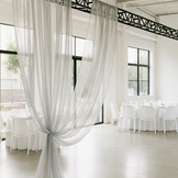 Organza Stof Brandvertragend – Zilvergrijs – 300 cm – Voor Decoratie & Events