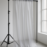 Organza Stof Brandvertragend – Zilvergrijs – 300 cm – Voor Decoratie & Events