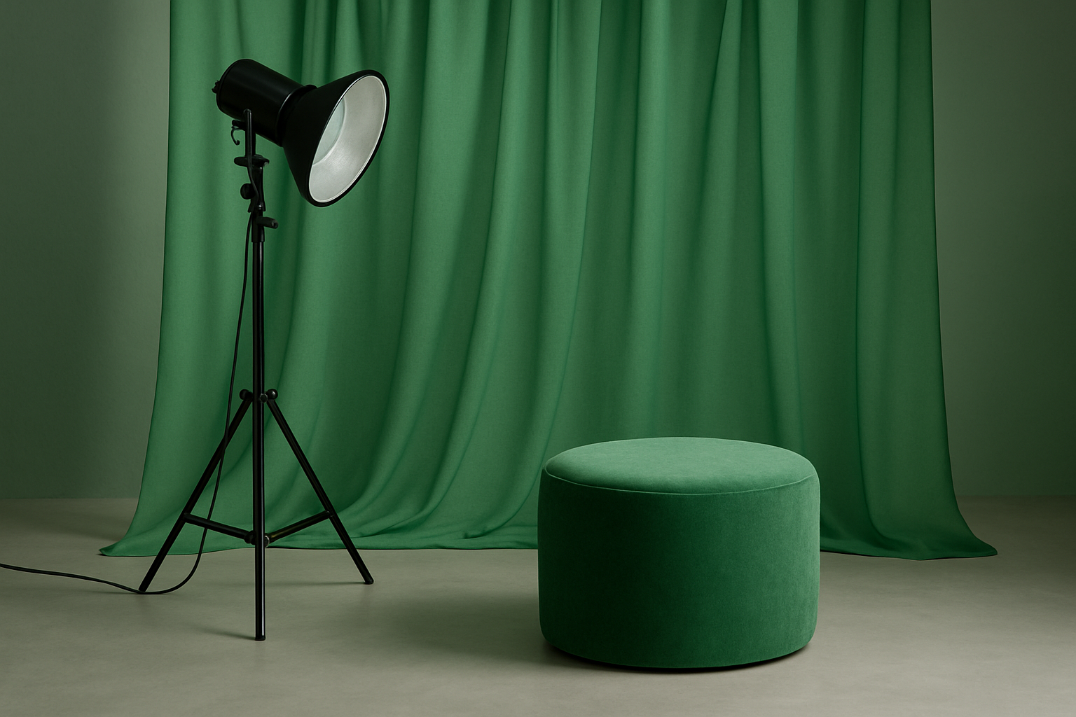 Organza Stof Donkergroen – Brandvertragend & 300 cm Breed