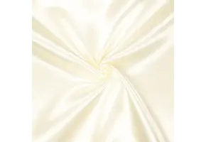 Heavy Satijn Stof Brandvertragend - Ecru - 280 cm breed