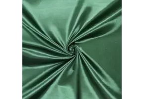 Heavy Satijn Stof Brandvertragend - Donkergroen - 280 cm breed