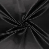 Heavy Satijn Stof Zwart –Brandvertragend & 280 cm Breed