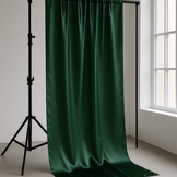 Heavy Satijn Donkergroen –Brandvertragend & 280 cm Breed