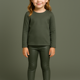 Imitatieleer Soft Stretch Legergroen – Zacht, Rekbaar & Modern