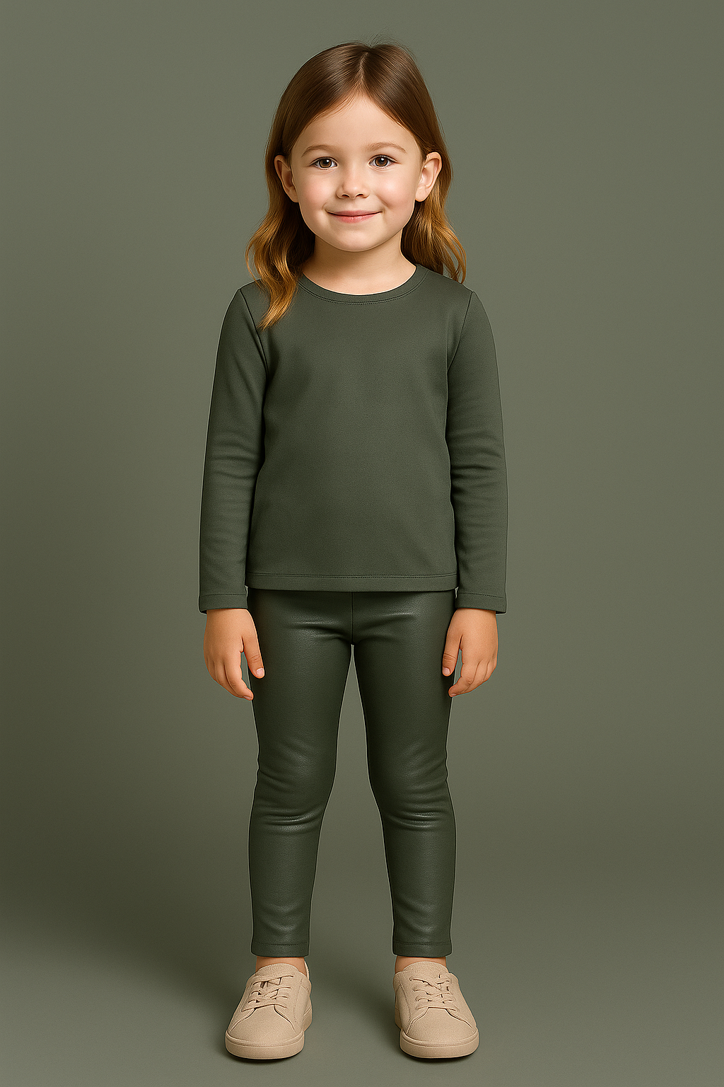 Imitatieleer Soft Stretch Legergroen – Zacht, Rekbaar & Modern