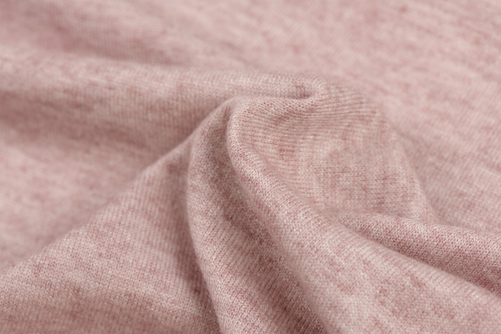 Cashmere Touch Jersey Stof Oud Roze Melange – Zacht & Stretchy