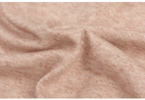 Cashmere Touch Jersey Stof Nude Roze Melange