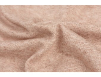 Cashmere Touch Jersey Stof Nude Roze Melange