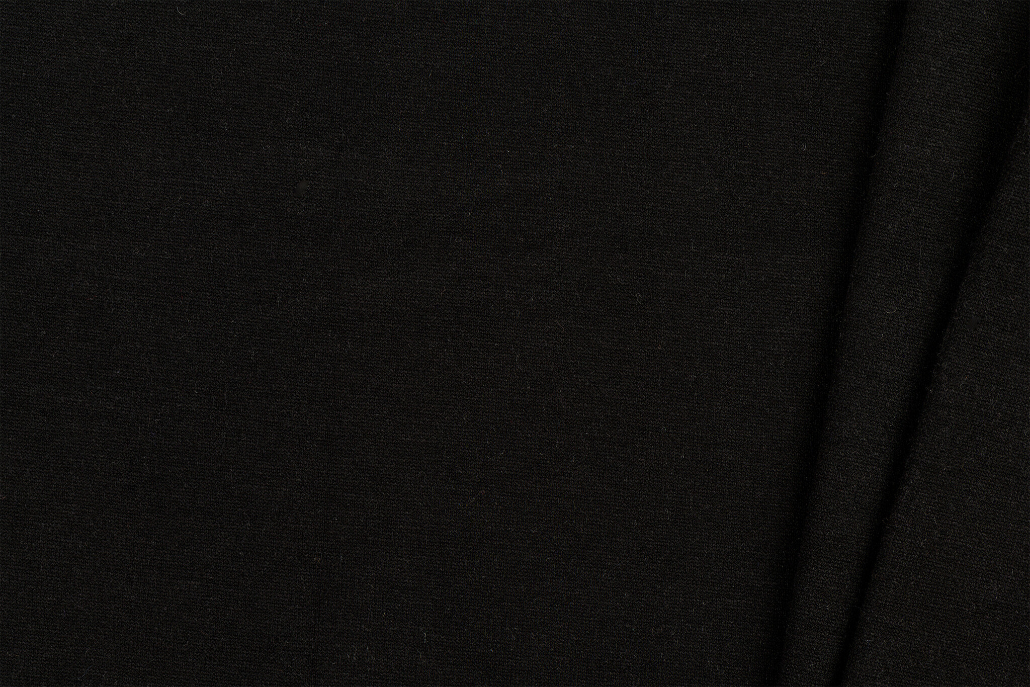 Cashmere Touch Jersey Stof Zwart – Zacht, Stretchy & Luxe