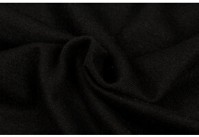 Cashmere Touch Jersey Stof Zwart