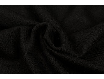 Cashmere Touch Jersey Stof Zwart