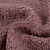 Katoen Teddy Stof Rozenhout – Zacht, Donzig & Natuurlijk