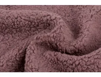 Katoen Teddy Stof Rozenhout