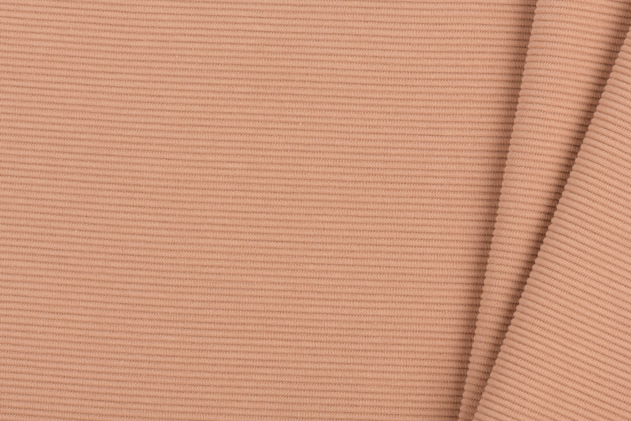 Ottoman Rib Jersey Stof Dusty Roze