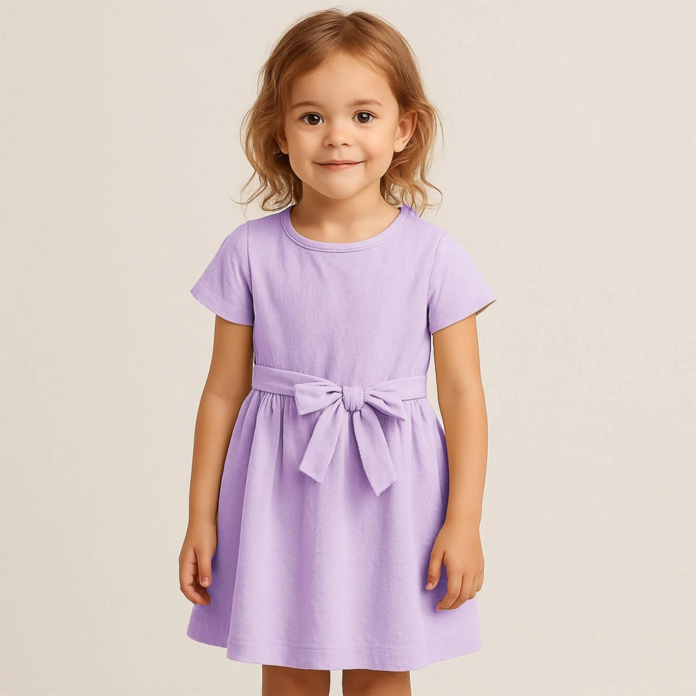Gewassen Katoenen Stof Pastel Lila – Zacht & Stonewashed