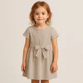 Gewassen Katoenen Stof Beige – Zacht, Ademend & Stonewashed