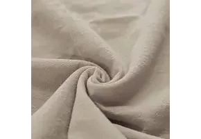 Gewassen Katoenen Stof Beige