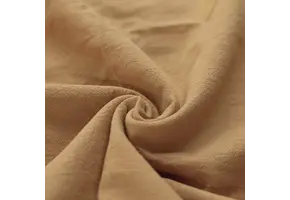 Gewassen Katoenen Stof Camel