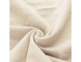 Gewassen Katoenen Stof Naturel