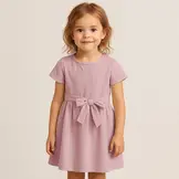 Gewassen Katoenen Stof Oud Roze – Zacht, Ademend & Stonewashed