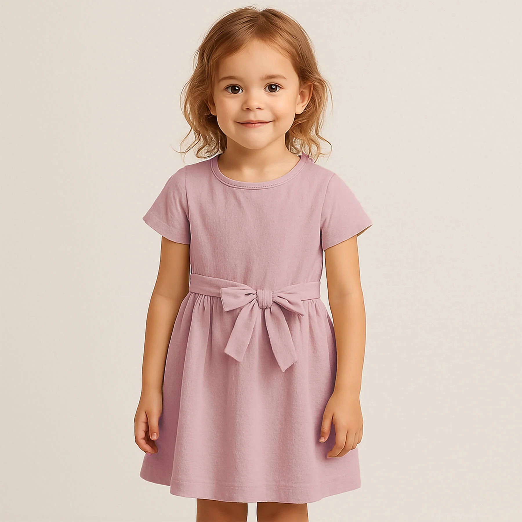 Gewassen Katoenen Stof Oud Roze – Zacht, Ademend & Stonewashed