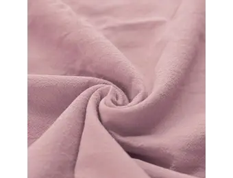 Gewassen Katoenen Stof Oud Roze