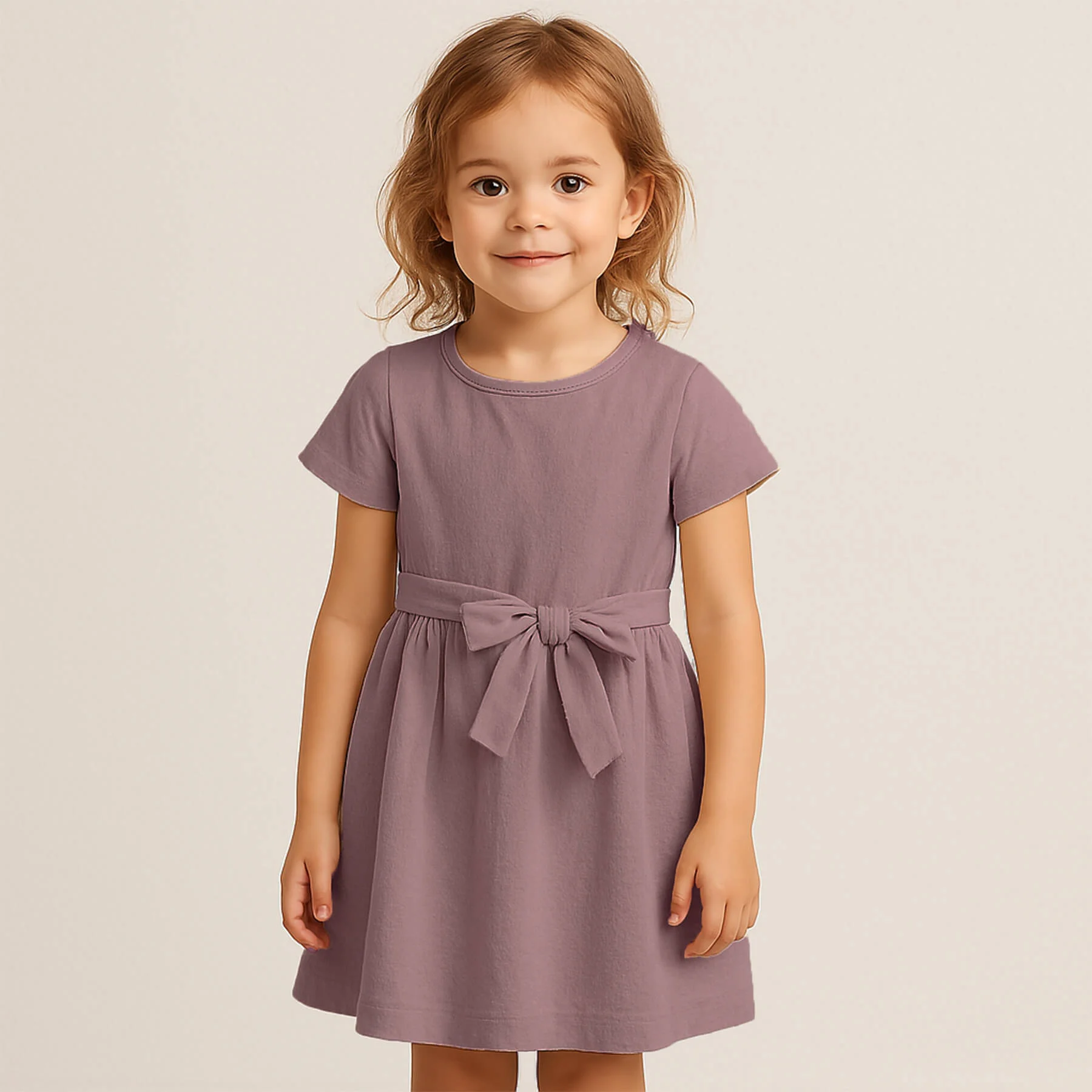 Gewassen Katoenen Stof Oud Mauve – Zacht & Stonewashed