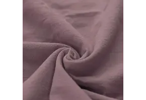 Gewassen Katoenen Stof Oud Mauve