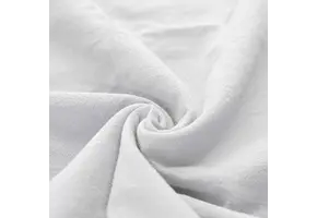 Gewassen Katoenen Stof Wit