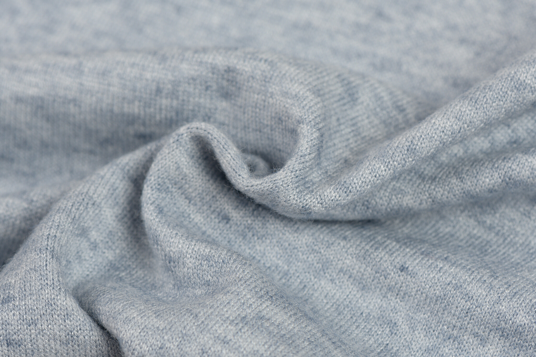 Cashmere Touch Jersey Stof Licht Jeans Melange – Zacht & Stretchy