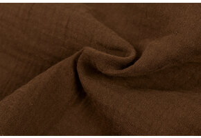 Baby Cotton – Mousseline Stof - Lichtbruin