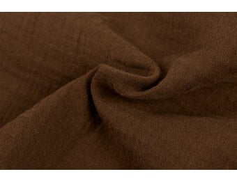 Baby Cotton – Mousseline Stof - Lichtbruin