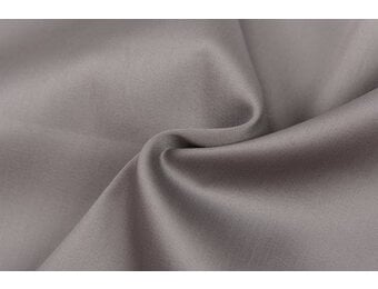 Katoen Satijn Stof Rotsgrijs