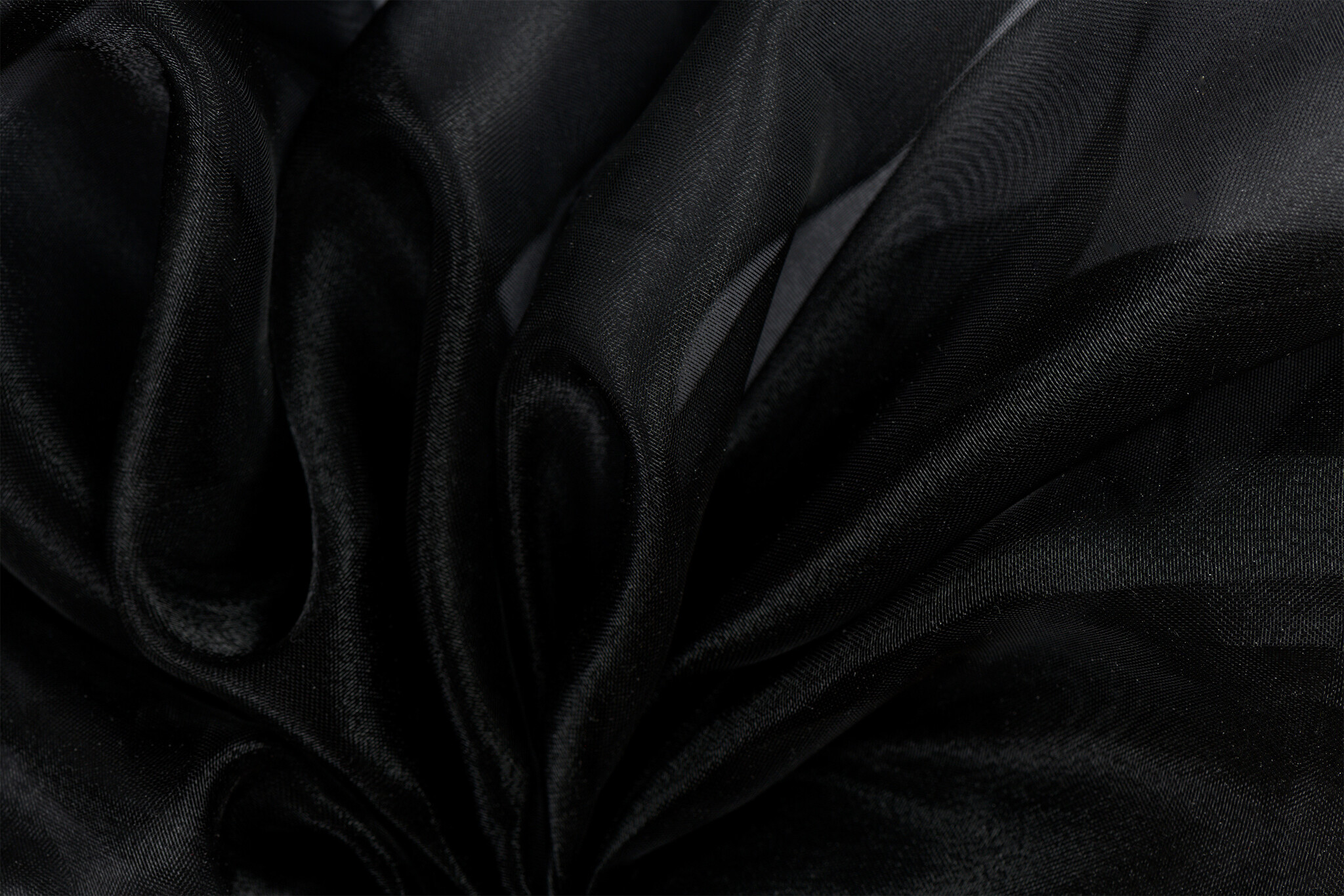 Organza Stof Brandvertragend – Zwart – 300 cm – Voor Decoratie & Events