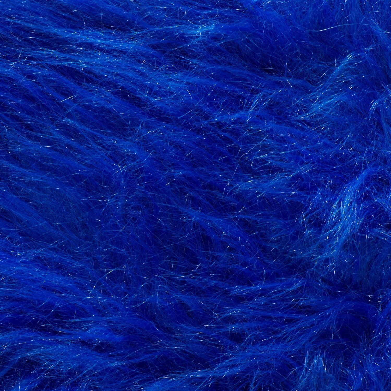 Imitatiebont Stof Langhaar Kobaltblauw – Voor Kostuums & Decoratie