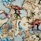 Jersey Katoen Dino Wereld – Stoer, Zacht & Leuk voor Kidswear