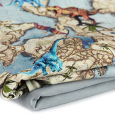 Jersey Katoen Dino Wereld – Stoer, Zacht & Leuk voor Kidswear