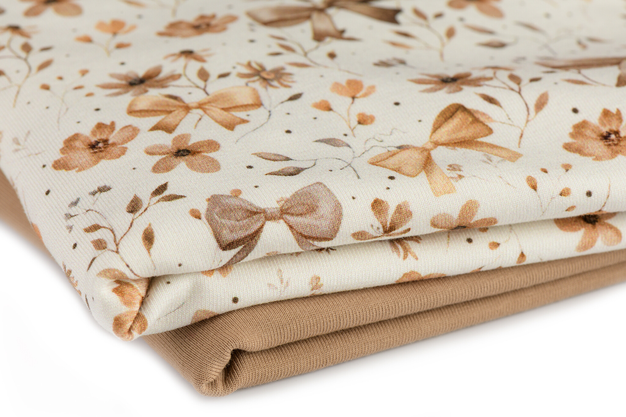 Jersey Katoen Digitale Print - Strik Bloem