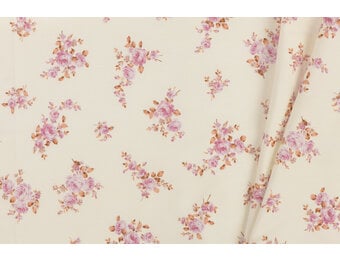 Jersey Katoen Digitale Print - Victoriaanse Rozen