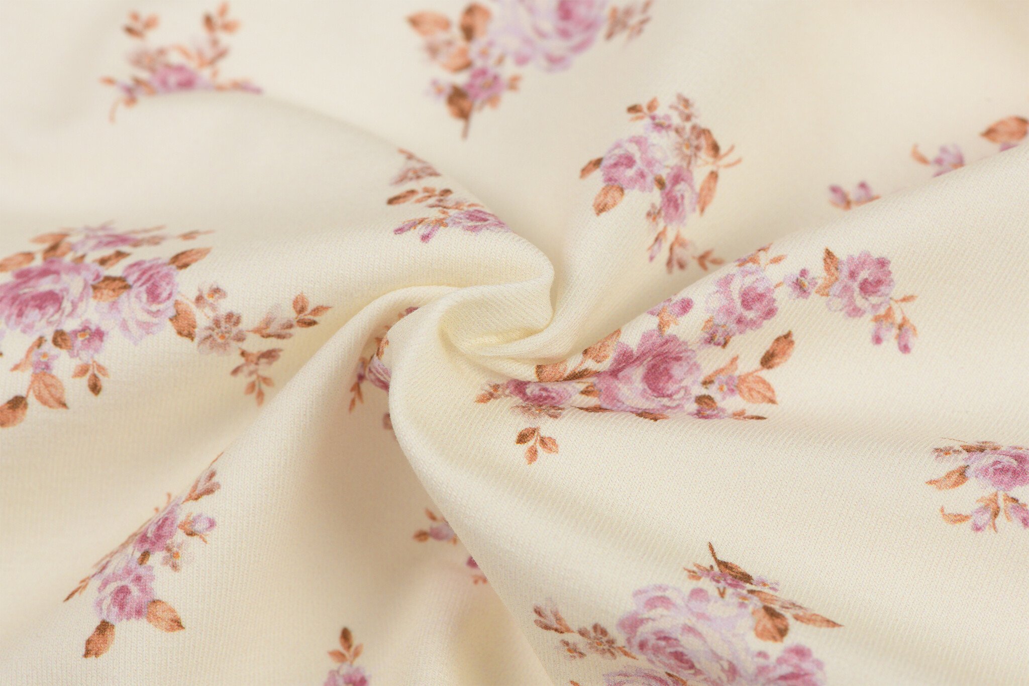 Jersey Katoen Digitale Print - Victoriaanse Rozen